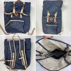 Revelry Drifter Roll Top Backpack 23L 420 Odor Proof  Navy Blue Nylon
